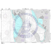 NGA Nautical Chart 54266: Ports of Durres and Vlore Plans: A. Approach to Durres